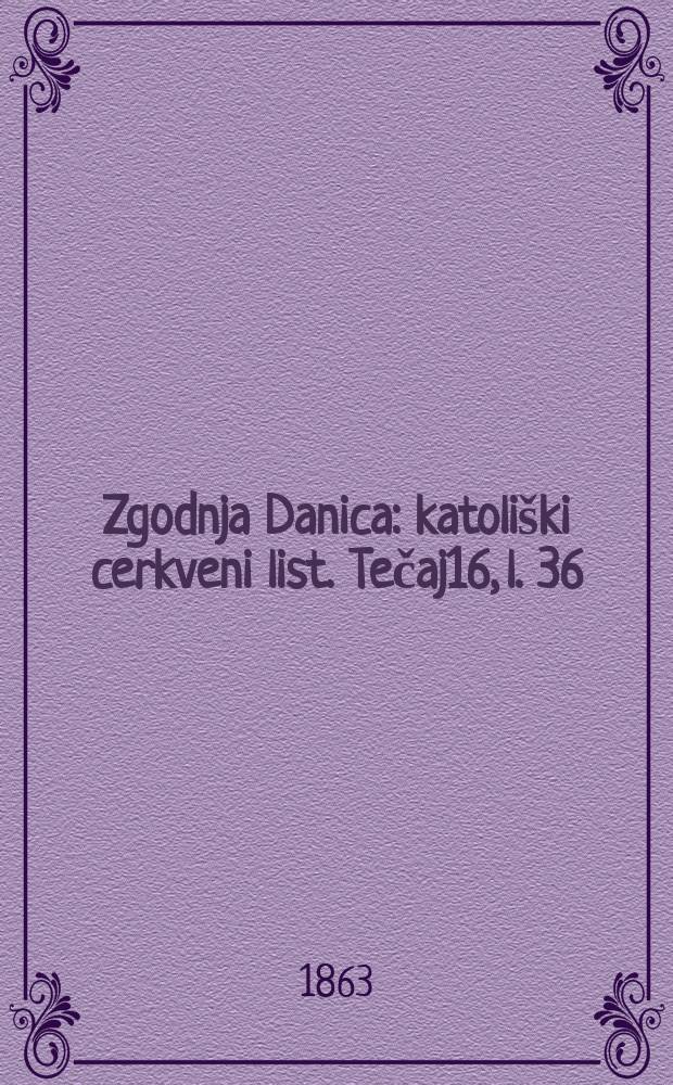 Zgodnja Danica : katoliški cerkveni list. Tečaj16, l. 36