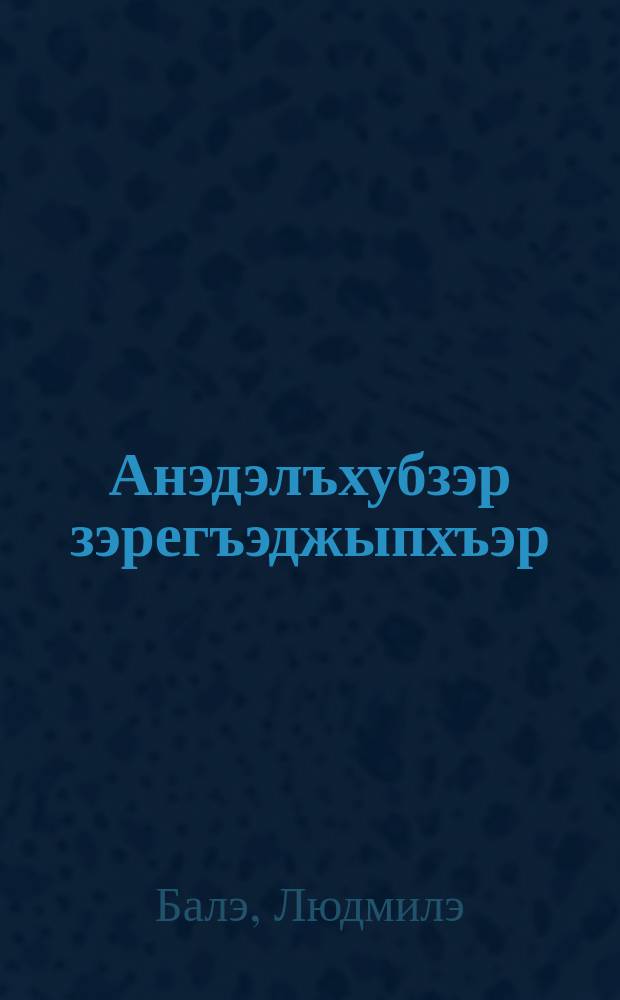 Анэдэлъхубзэр зэрегъэджыпхъэр = Методическое руководство к учебнику "Родная речь. 4 класс"