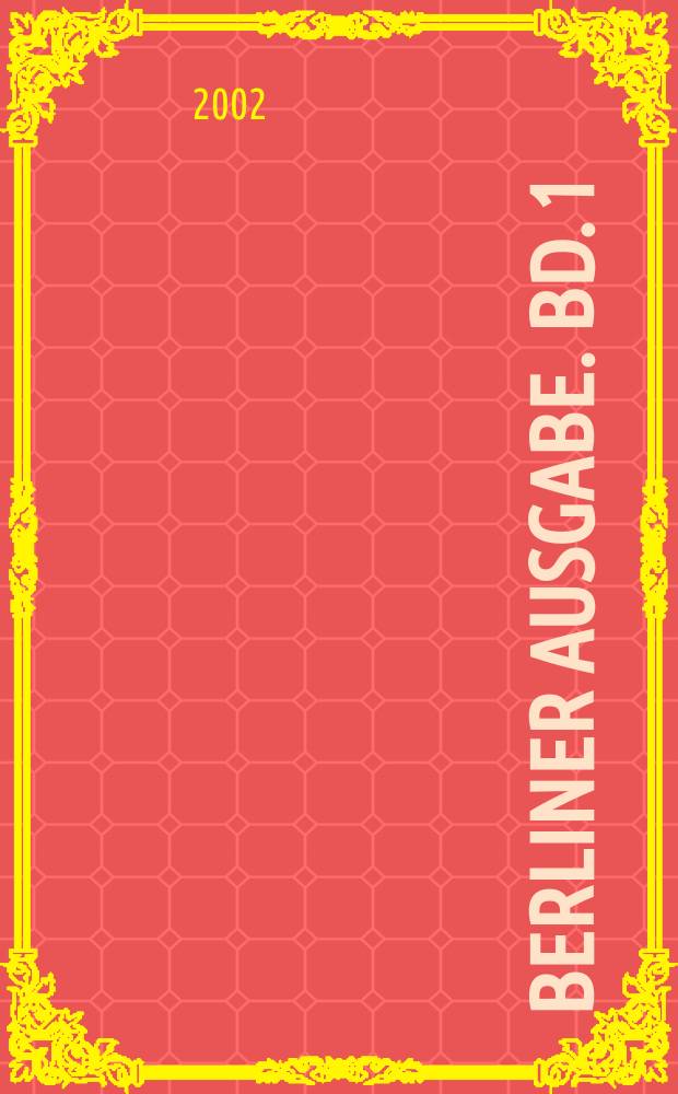 Berliner Ausgabe. Bd. 1 : Hitler ist nicht Deutschland = Гитлер - это не Германия