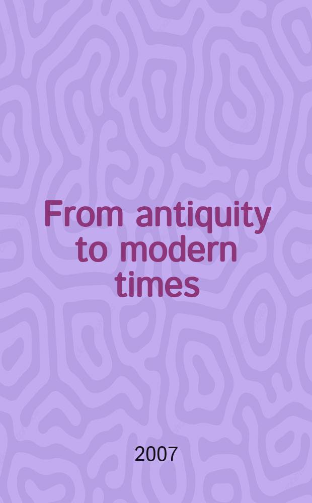 From antiquity to modern times : classical poetry and its modern reception : essays honour of Stanisław Stabryła = От античности до современности