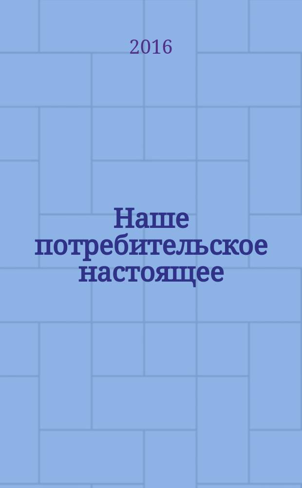 Наше потребительское настоящее : монография