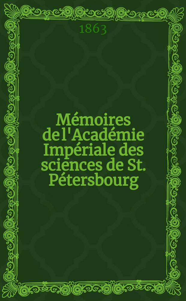 Mémoires de l'Académie Impériale des sciences de St. Pétersbourg : avec l'histoire de l'Academie. Sér. 7, t. 6, № 4 : Die Alexandersäule und der Rapakivi = Александровская колонна и рапакиви