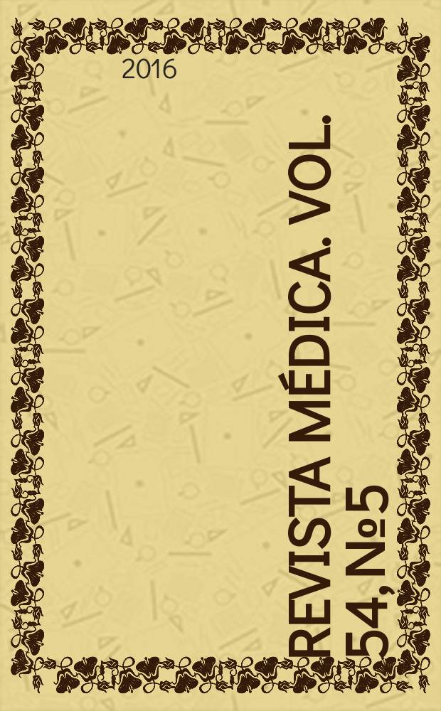 Revista médica. Vol. 54, № 5