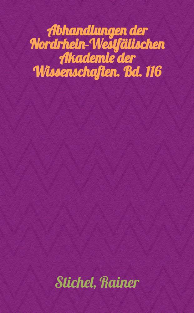 Abhandlungen der Nordrhein-Westf&auml;lischen Akademie der Wissenschaften. Bd. 116 : Beitr&auml;ge zur fr&uuml;hen Geschichte des Psalters und zur Wirkungsgeschichte der Psalmen = Исследования по ранней истории Псалтыри и история влияния псалмов