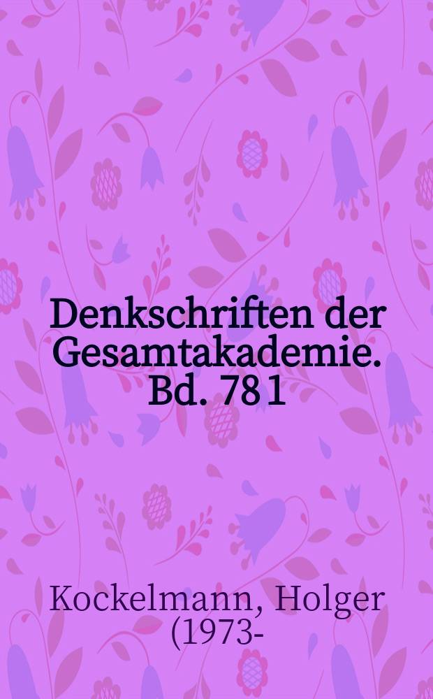 Denkschriften der Gesamtakademie. Bd. 78 [1] : Philae III = Филы III. ч. 1, текст