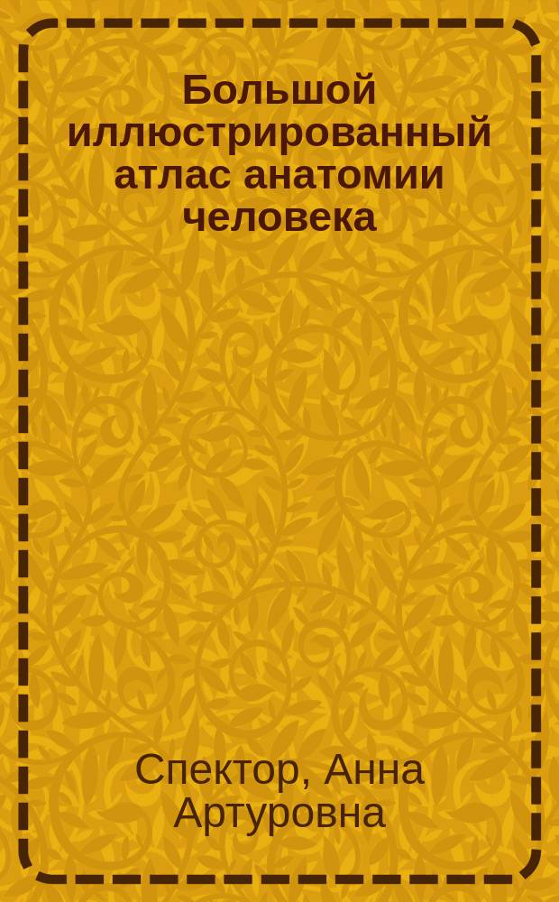 Большой иллюстрированный атлас анатомии человека