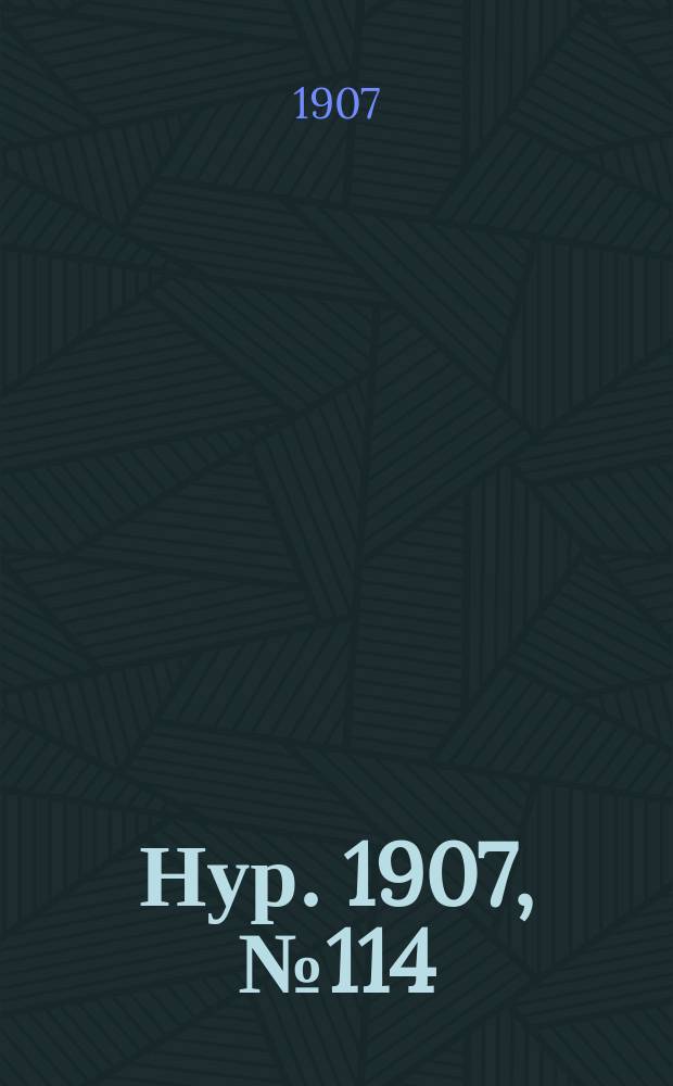 Нур. 1907, № 114 (14 нояб.)