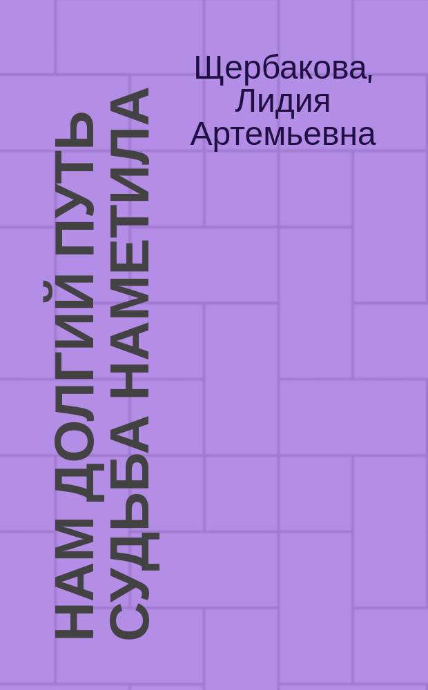 Нам долгий путь судьба наметила : стихи, песни, юмор : сборник стихотворений
