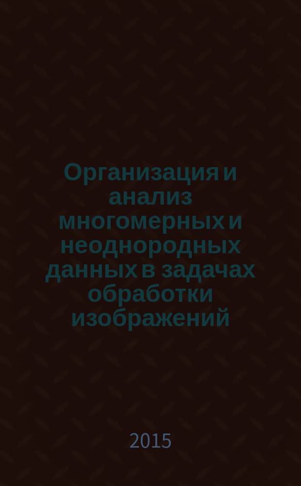 Организация и анализ многомерных и неоднородных данных в задачах обработки изображений, вычислительной математике, геофизике и лингвистике : автореферат диссертации на соискание ученой степени доктора технических наук : специальность 05.13.17 <Теоретические основы информатики>