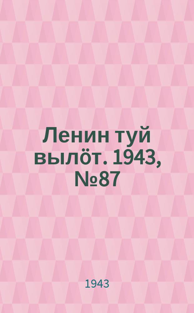 Ленин туй вылöт. 1943, № 87 (3150) (27 апр.)