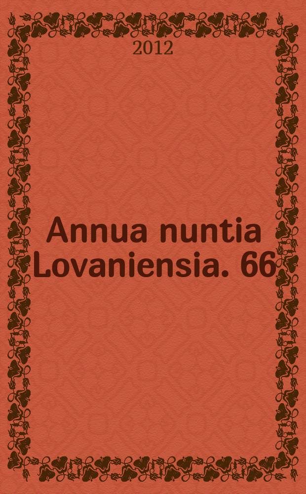 Annua nuntia Lovaniensia. 66 : Mystical anthropology: cross-religious perspectives = Мистическая антропология