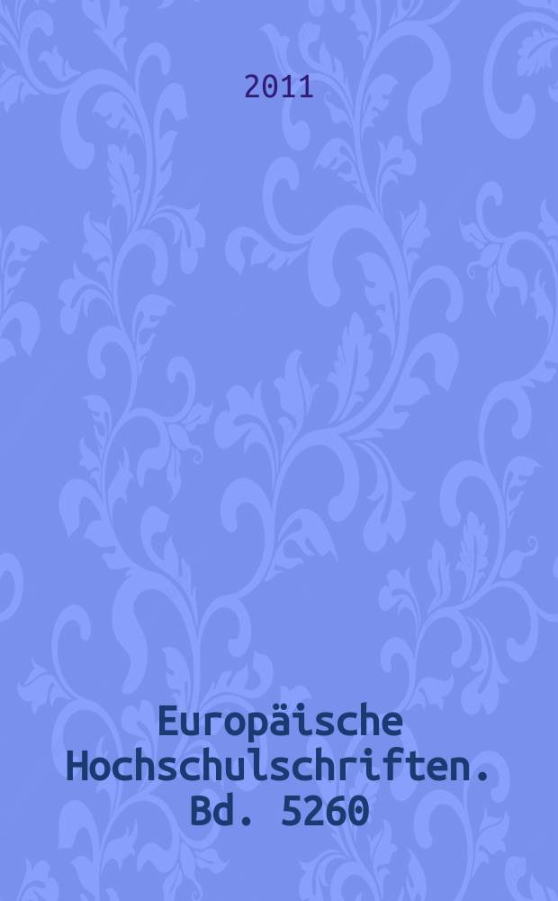 Europ&auml;ische Hochschulschriften. Bd. 5260 : Luftqualit&auml;tsrecht und Planung = Регулирование качества воздуха и планирование.