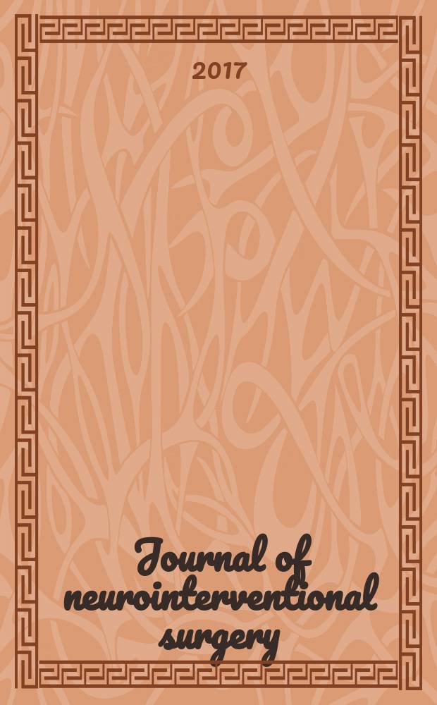 Journal of neurointerventional surgery : JNIS the official journal of SNIS and SVIN. Vol. 9, № 1