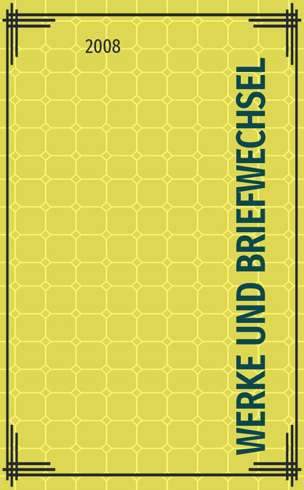 Werke und Briefwechsel : historisch-kritische Ausgabe. Bd. 11 : Texte der deutschen Tischgesellschaft = Тексты Немецкого застольного общества