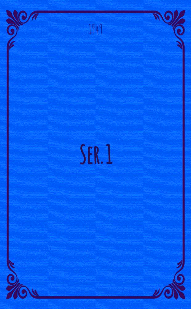 Ser. 1