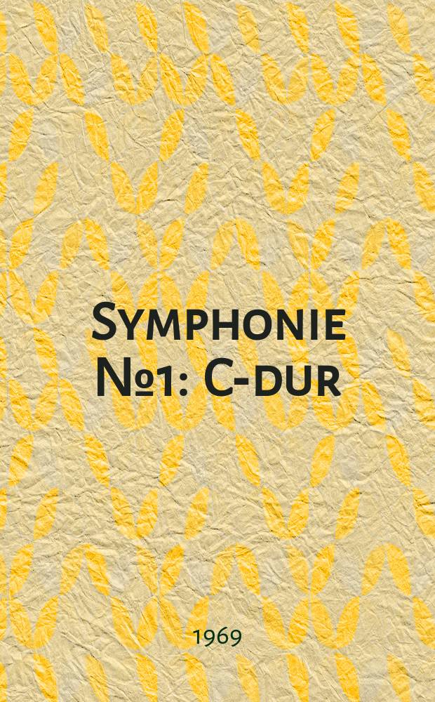 Symphonie № 1 : C-dur : op. 21