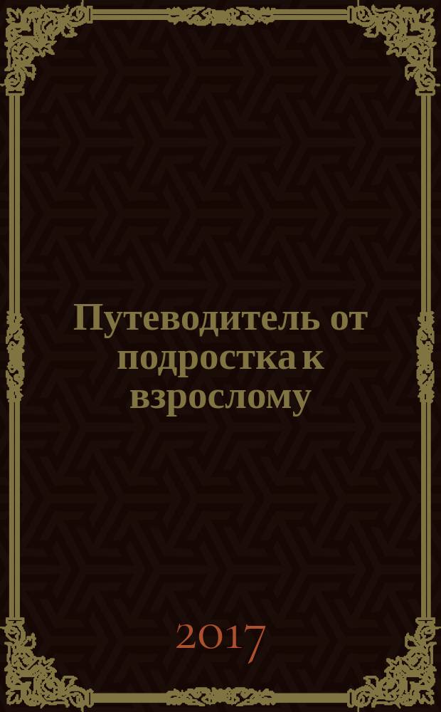 Путеводитель от подростка к взрослому : книга для подростков и их родителей [в 3 книгах]. Кн. 1 : Ты и взрослая жизнь