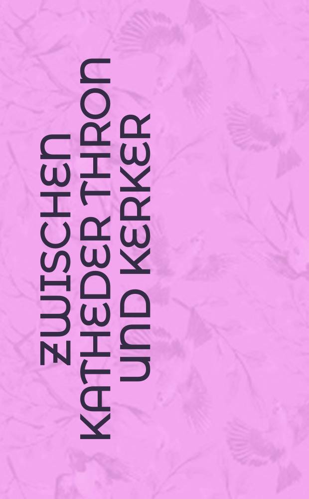 Zwischen Katheder Thron und Kerker : Leben und Werk des Humanisten Caspar Peucer, 1525-1602 : Ausstellung 25. September bis 31. December 2002, Stadt Museum Bautzen : Katalog = Между кафедрой, троном и темницей