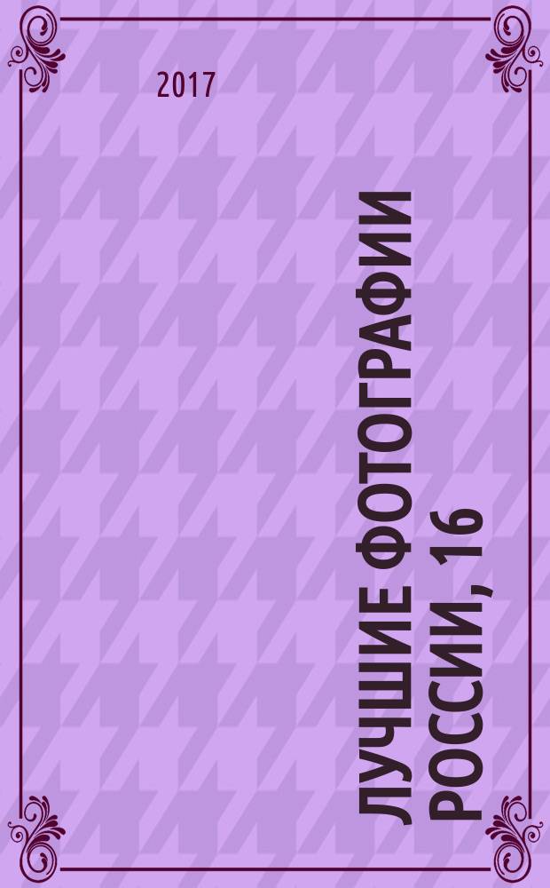Лучшие фотографии России, 16 : проект : каталог