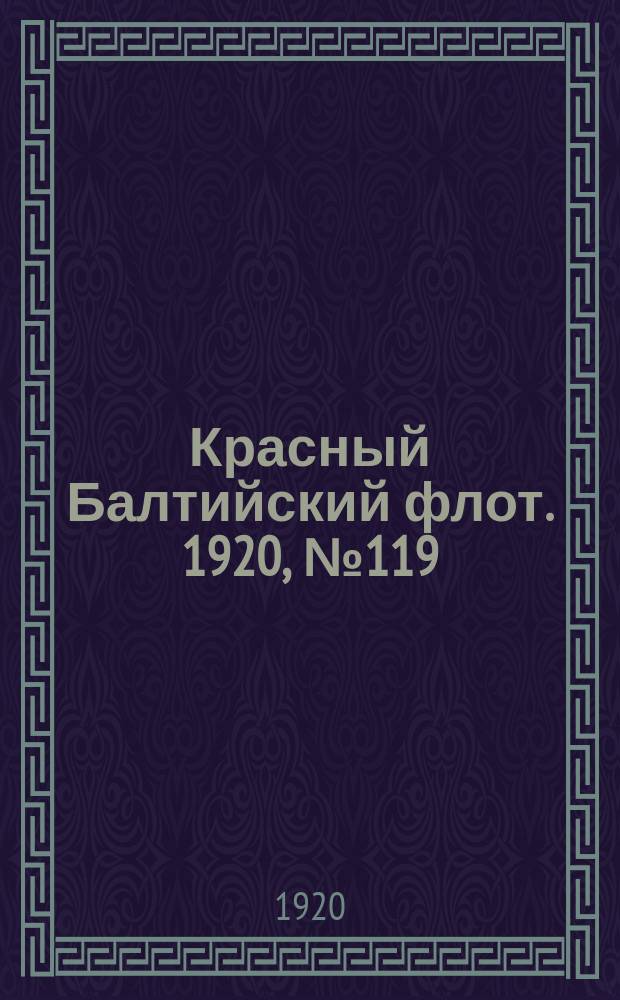 Красный Балтийский флот. 1920, № 119 (207) (18 нояб.)