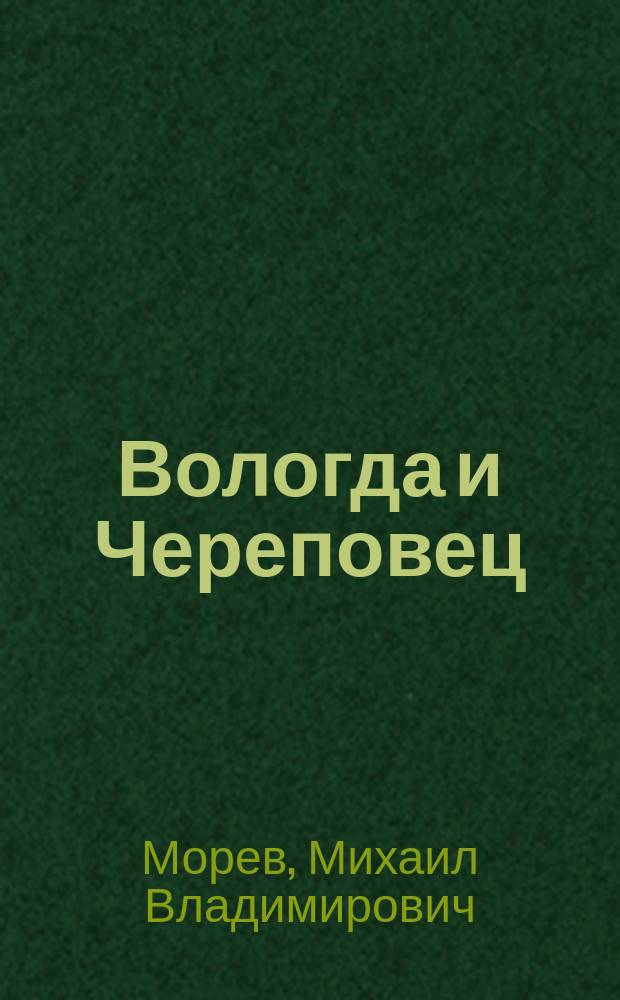 Вологда и Череповец: городская жизнь в восприятии населения