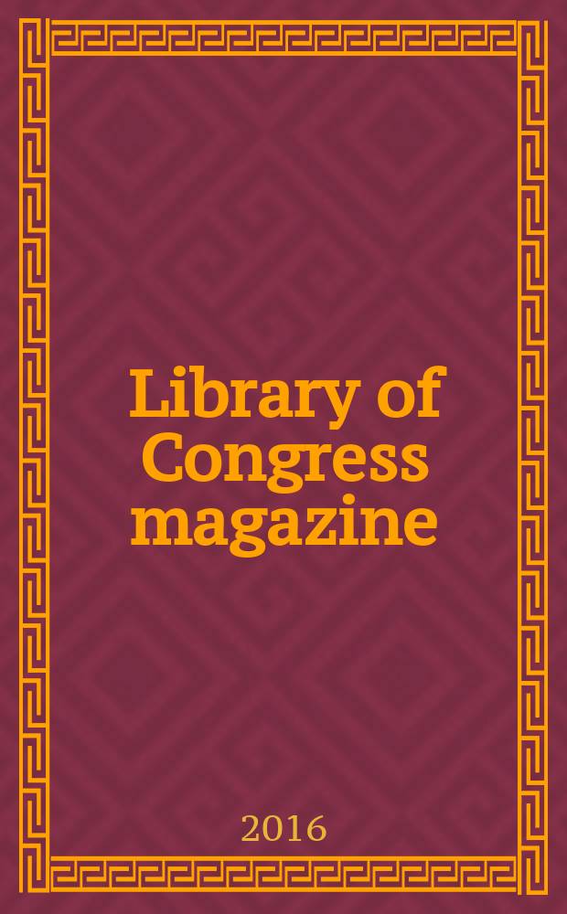 Library of Congress magazine : LCM. Vol. 5, № 2