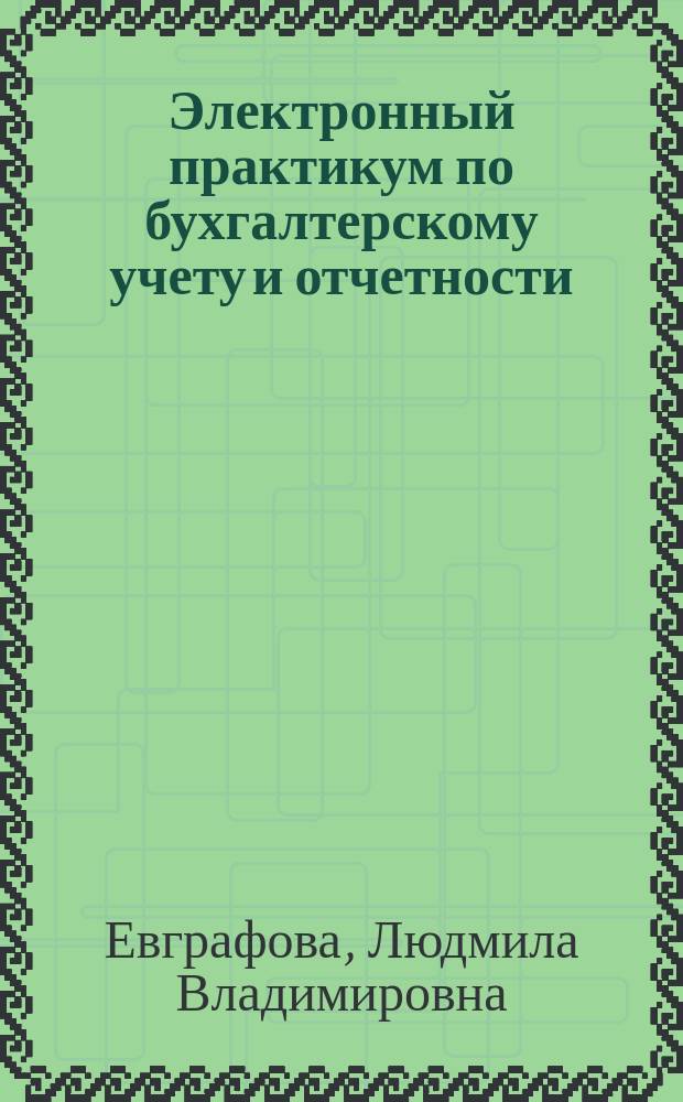 Электронный практикум по бухгалтерскому учету и отчетности : учебное пособие