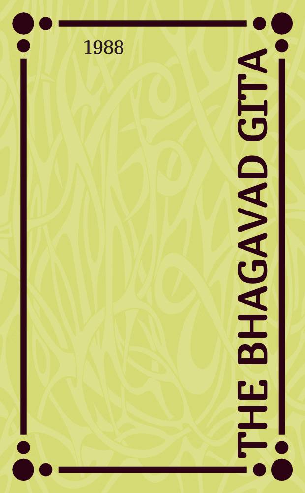 The Bhagavad Gita