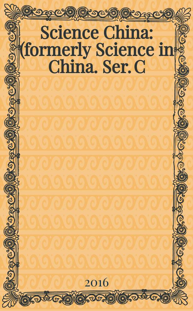 Science China : (formerly Science in China. Ser. C: Life sciences). Vol. 59, № 12