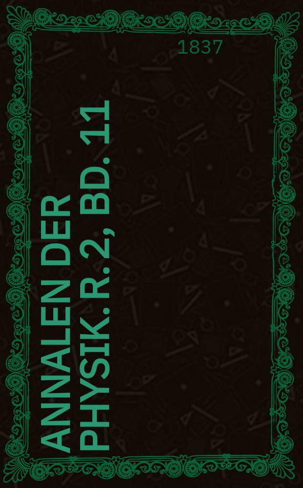 Annalen der Physik. R. 2, Bd. 11 (117)