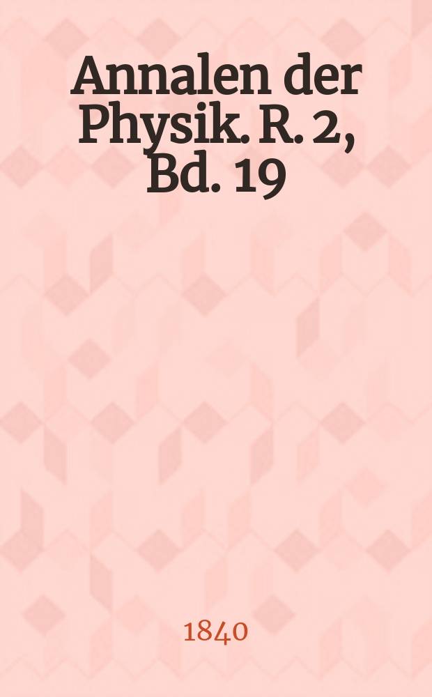 Annalen der Physik. R. 2, Bd. 19 (125)