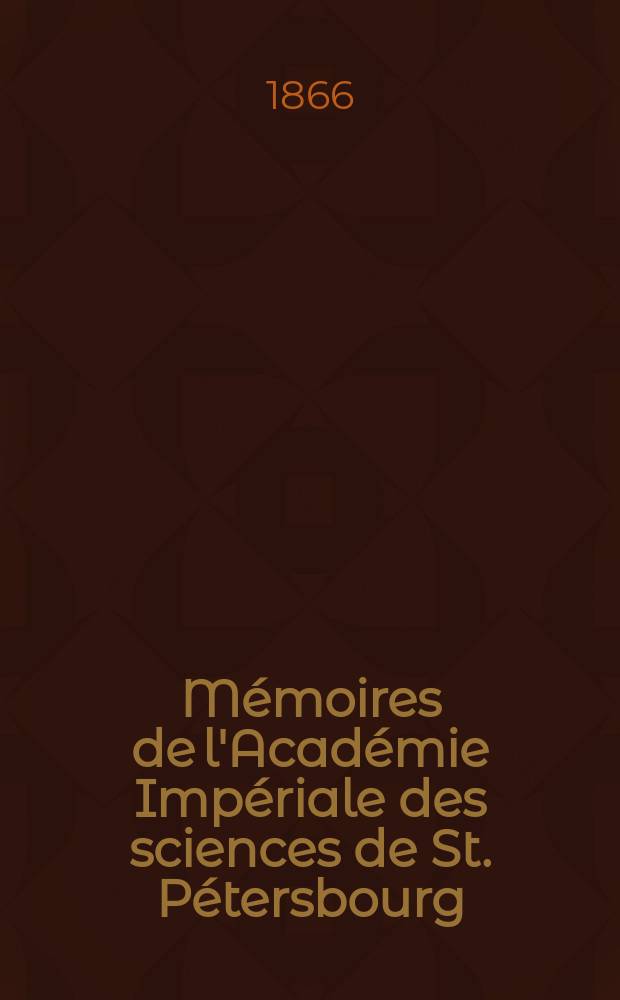Mémoires de l'Académie Impériale des sciences de St. Pétersbourg : avec l'histoire de l'Academie. Sér. 7, t. 10, № 12 : Ausführlicher Bericht über Baron P. v. Uslars kasikumükische Studien = Подробное сообщение о казикумыских исследованиях барона П. Услара
