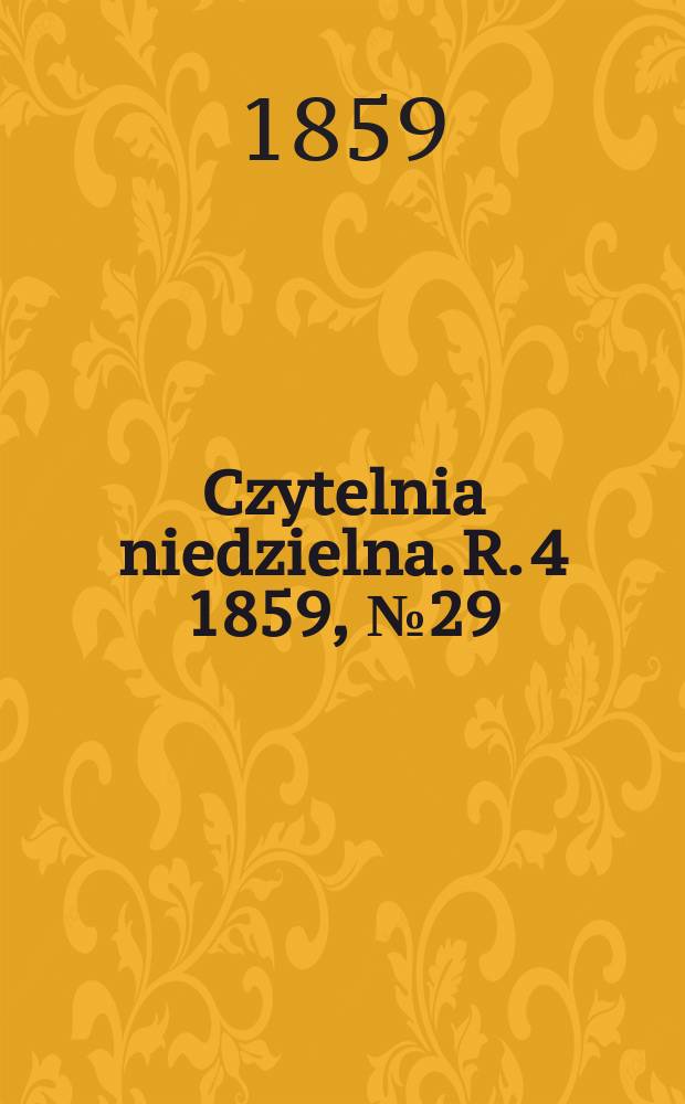 Czytelnia niedzielna. R. 4 1859, № 29