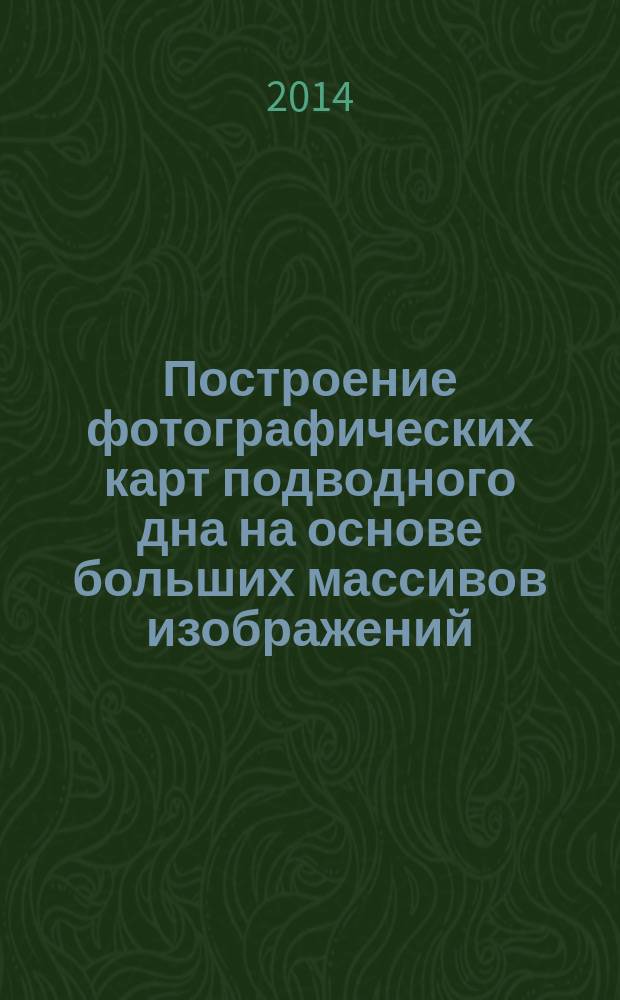 Построение фотографических карт подводного дна на основе больших массивов изображений : автореферат диссертации на соискание ученой степени кандидата технических наук : специальность 05.13.11 <Математическое и программное обеспечение ЭВМ>