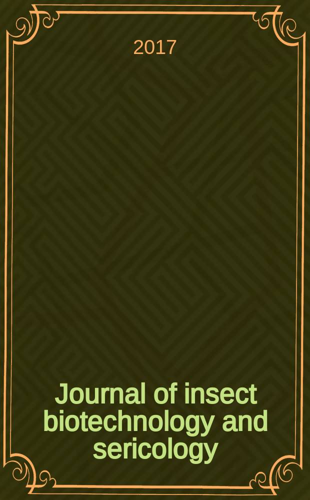 Journal of insect biotechnology and sericology : Form. journal of sericultural science of Japan. Vol. 86, № 1