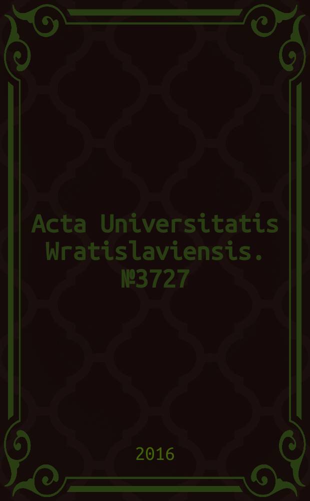 Acta Universitatis Wratislaviensis. № 3727 : Grupy dyspozycyjne wobec zagrożeń bezpieczeństwa państwa = Группы по борьбе потив угрозы национальной безопасности