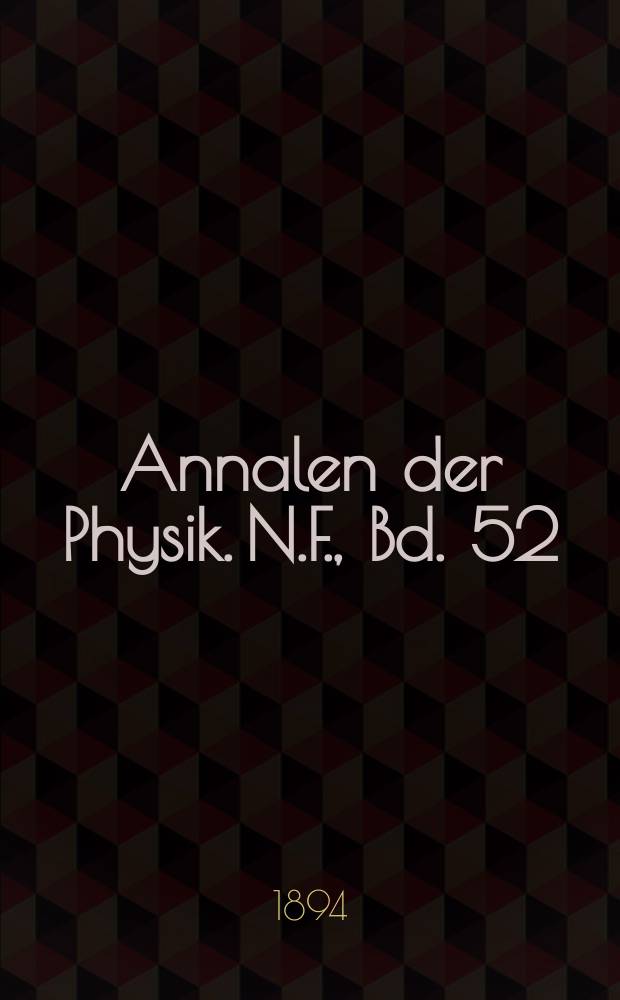 Annalen der Physik. N.F., Bd. 52 (288)