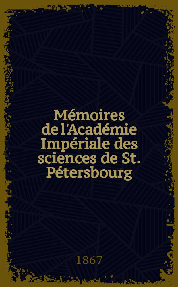 Mémoires de l'Académie Impériale des sciences de St. Pétersbourg : avec l'histoire de l'Academie. Sér. 7, t. 11, № 9 : Zur Entwickelungsgeschichte der Gonidien und Zoosporenbildung der Flechten = История развития хлорофилла и формирование лейкопластов
