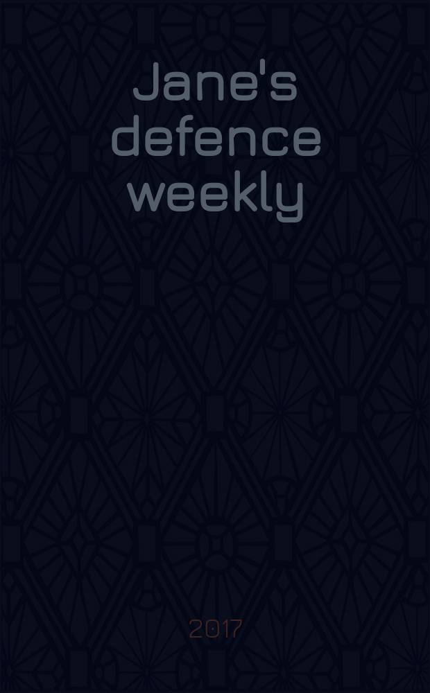 Jane's defence weekly : An intern. Thomson publ. Vol. 54, № 18