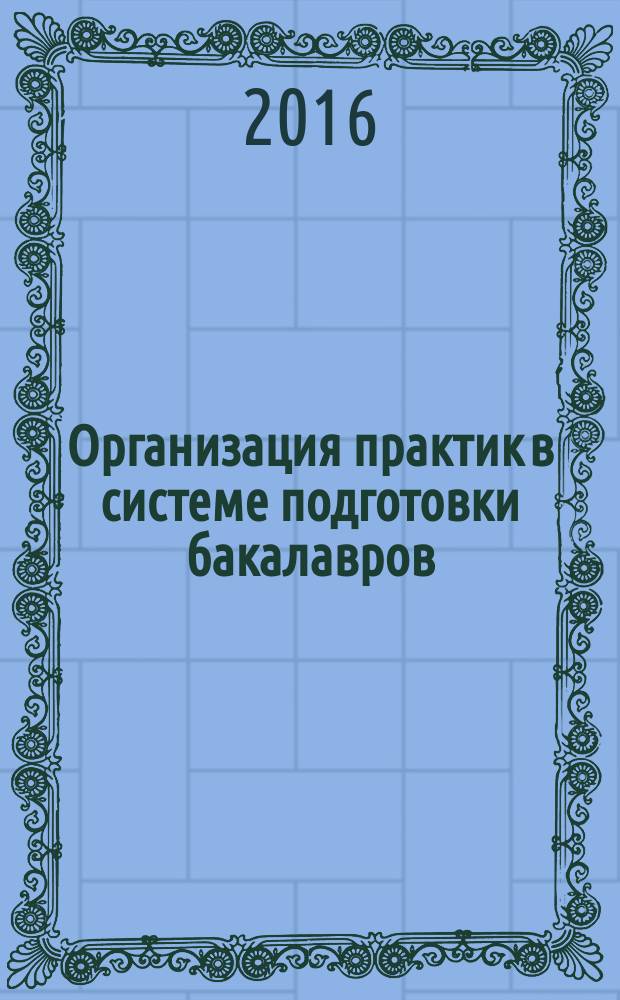 Организация практик в системе подготовки бакалавров : учебно-методическое пособие : для студентов вузов, обучающихся по направлению 44.03.05 Педагогическое образование, профиль "Математика и информатика", по направлению 44.03.01 Педагогическое образование, профиль "Математическое образование"