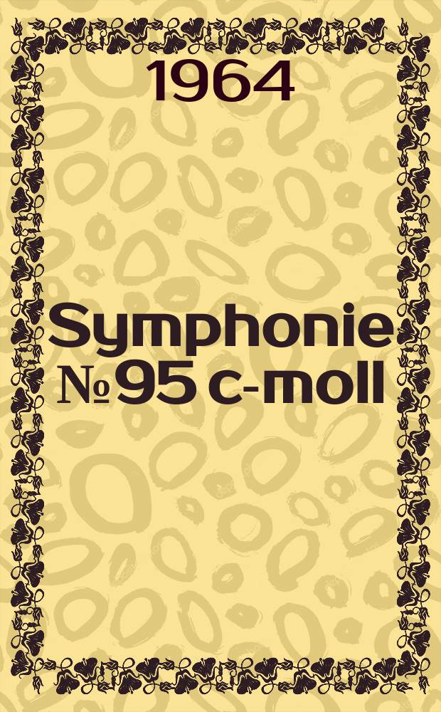 Symphonie № 95 c-moll : für Orchester : Hob. I: 95