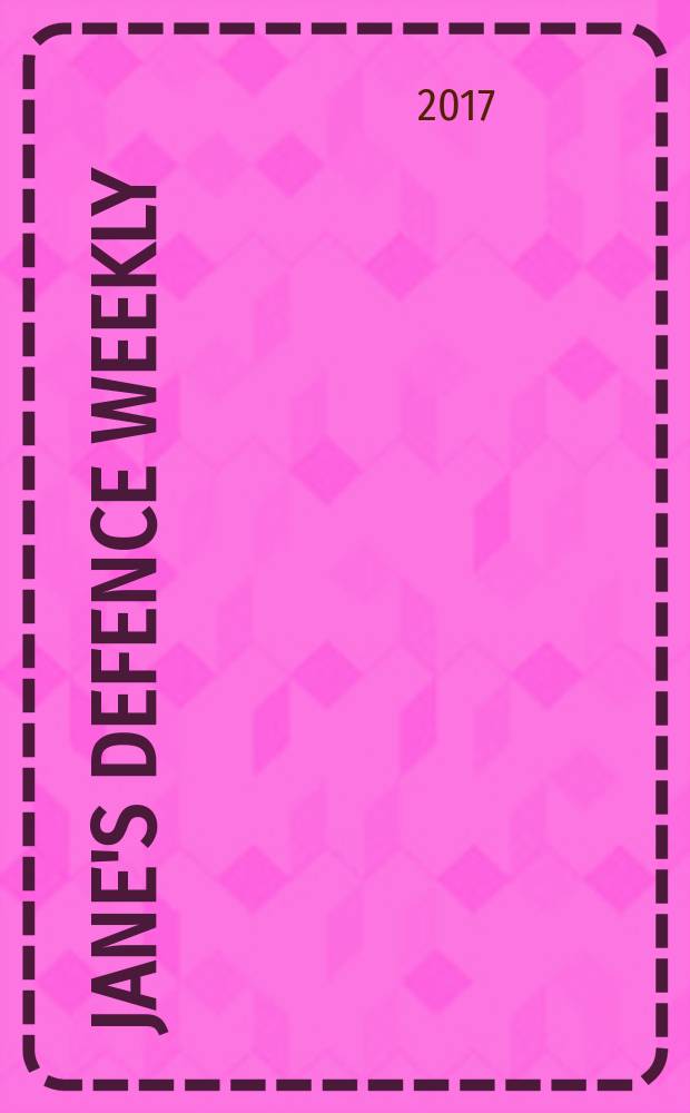 Jane's defence weekly : An intern. Thomson publ. Vol. 54, № 22