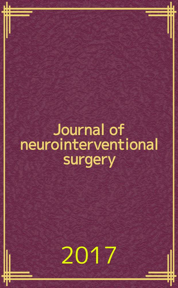 Journal of neurointerventional surgery : JNIS the official journal of SNIS and SVIN. Vol. 9, № 4