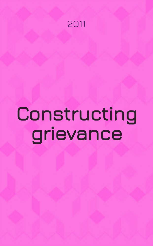 Constructing grievance : ethnic nationalism in Russia's republics = Построение недовольства: этнический национализм в республиках России