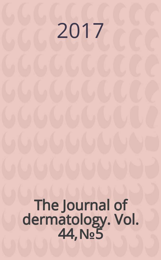 The Journal of dermatology. Vol. 44, № 5