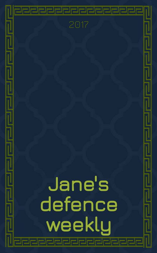 Jane's defence weekly : An intern. Thomson publ. Vol. 54, № 25