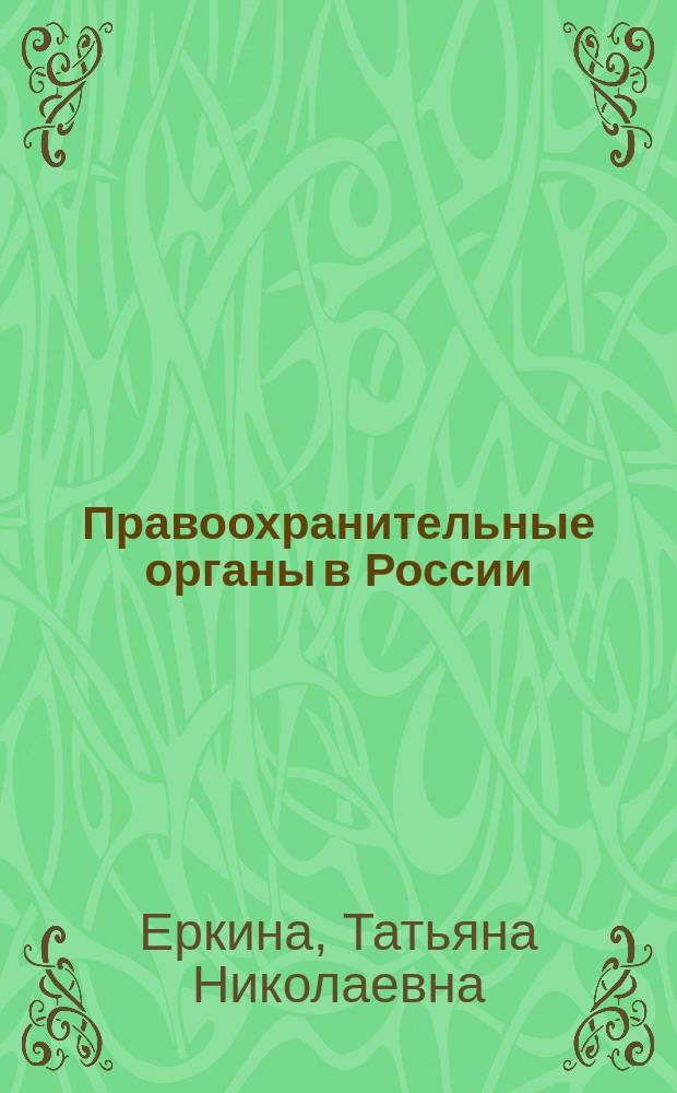 Правоохранительные органы в России: тенденции развития и вопросы взаимодействия : монография