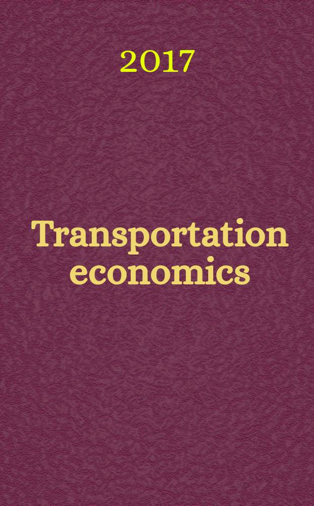 Transportation economics : Экономика транспорта : методические указания для студентов IV курса направления "Экономика", профиль "Экономика предприятий и организаций (транспорт)" (английский язык)
