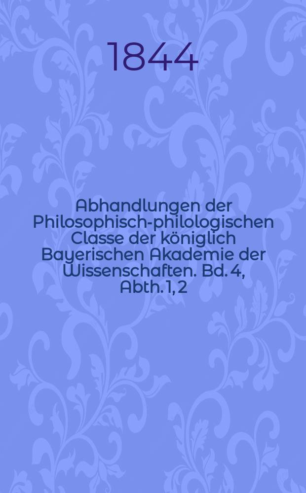 Abhandlungen der Philosophisch-philologischen Classe der königlich Bayerischen Akademie der Wissenschaften. Bd. 4, Abth. 1, [2] : Fünf und dreissig bisher meist unbekannte Münzen des Bischofs Gerhard von Würzburg = 35 до сих пор в основном неизвестных монет епископа Герхарда фон Вюрцбурга