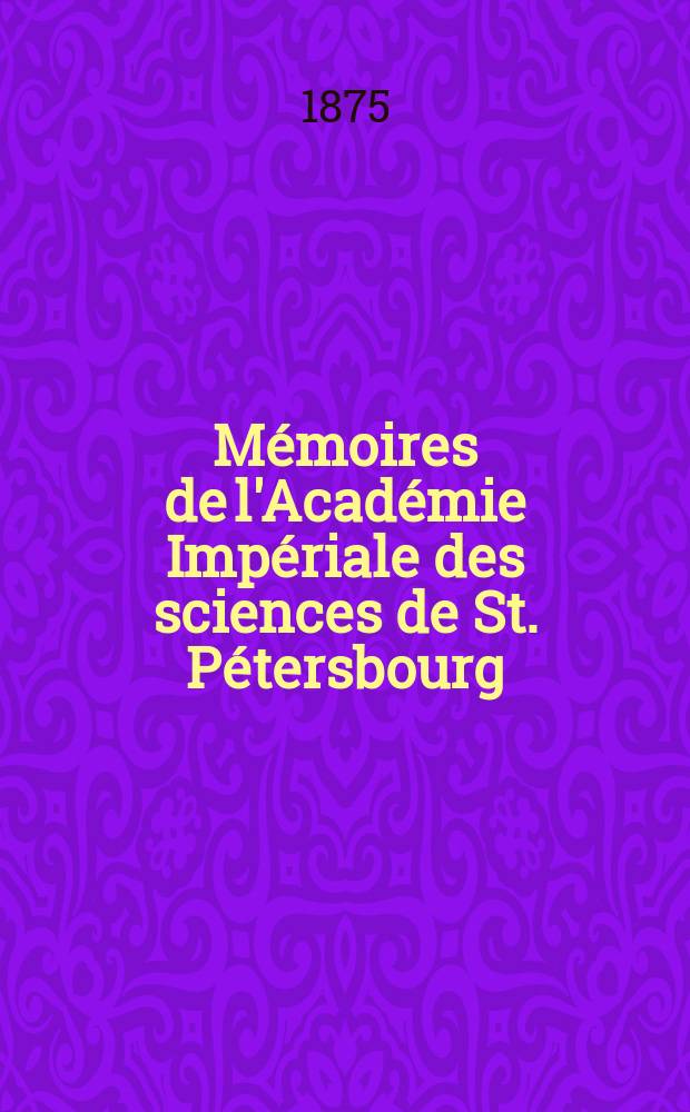 M&eacute;moires de l'Acad&eacute;mie Imp&eacute;riale des sciences de St. P&eacute;tersbourg : avec l'histoire de l'Academie. S&eacute;r. 7, t. 22, № 3 : Ueber das Titaneisen vom Ural = Титанит с Урала